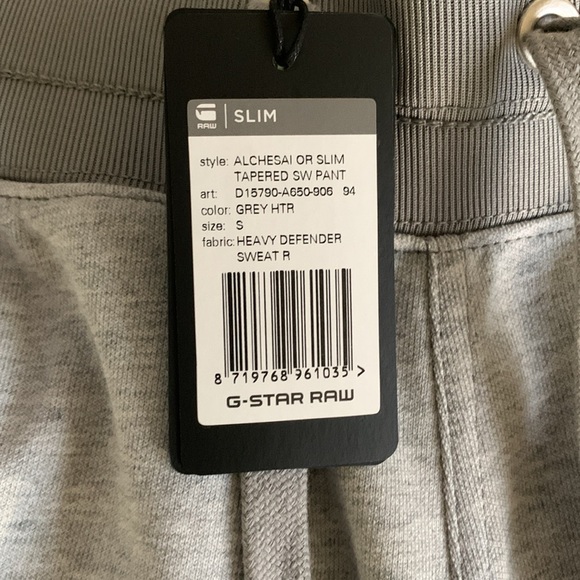 G-Star Raw Alchesai slim tapered Sweatpants. Size Small. - Picture 2 of 6